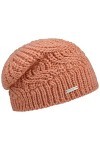 Seeberger Bonnet en Tricot Javina Oversize Bonnet Beanie Taille Unique - pêche 