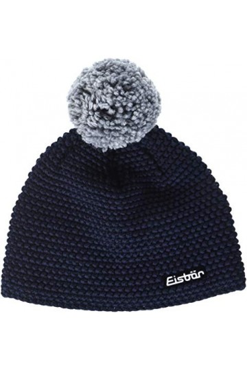 Eisbär Jamie Pompon Bonnet Taille Unique Nacht-Graumele
