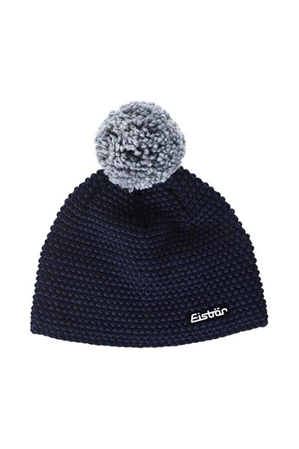 Eisbär Jamie Pompon Bonnet Taille Unique Nacht-Graumele
