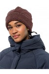 Jack Wolfskin High Curl Beanie W Bonnet Femme, Cotton White, m