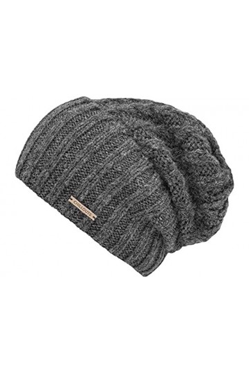 CHILLOUTS Yves Hat Bonnet, Gris foncé, Taille Unique Femme