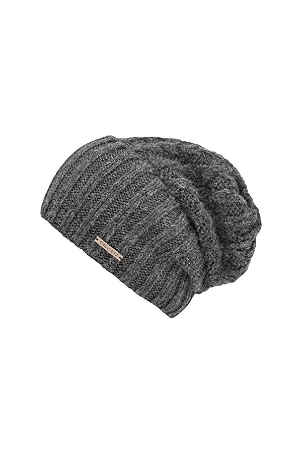 CHILLOUTS Yves Hat Bonnet, Gris foncé, Taille Unique Femme