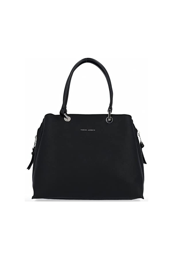 David Jones - Sac à Main Femme - Cabas Fourre-Tout Cuir PU Porté Epaule Bandoulière - Multi Poche Plusieurs Compartiments - S