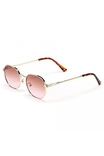 LUOXUEFEI De Soleil Lunettes Lunettes De Soleil À Petite Monture Femmes Lunettes De Soleil Carrées Pour Hommes Marron Gris Ét