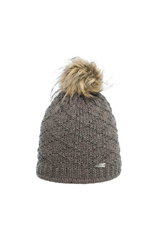 Eisglut Ilka Bonnet pour Femme M Taupe
