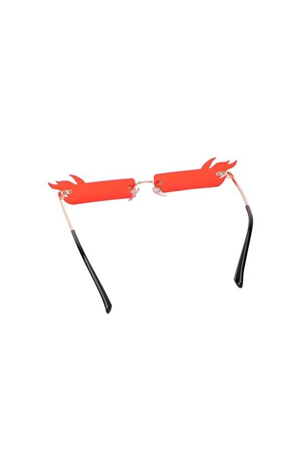 ifundom 1 Pc Lunettes Drôles Lunettes Rétro Lunettes De Soleil Hawaïennes Lunettes De Maquillage Lunettes Sans Monture Lunett