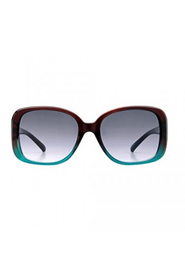 Foster Grant Lcvl2101 Bleu Sarcelle Lunettes de Soleil, Cristal Marron foncé, Taille Unique Femme