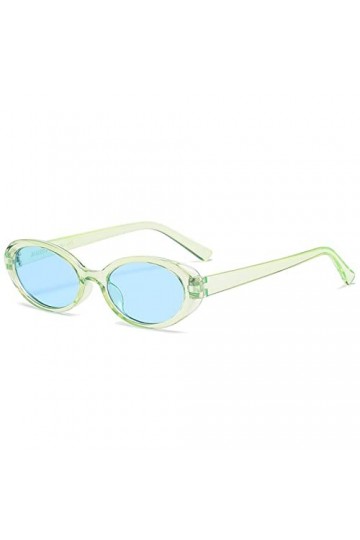 Personnalité Petite Monture Ovale Hommes et Femmes Lunettes de Soleil en Plein air Banlieue Tendance UV400 Lunettes de Soleil