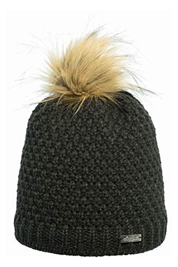 Eisglut Lisa Bonnet pour Femme Gris Anthracite Taille Unique