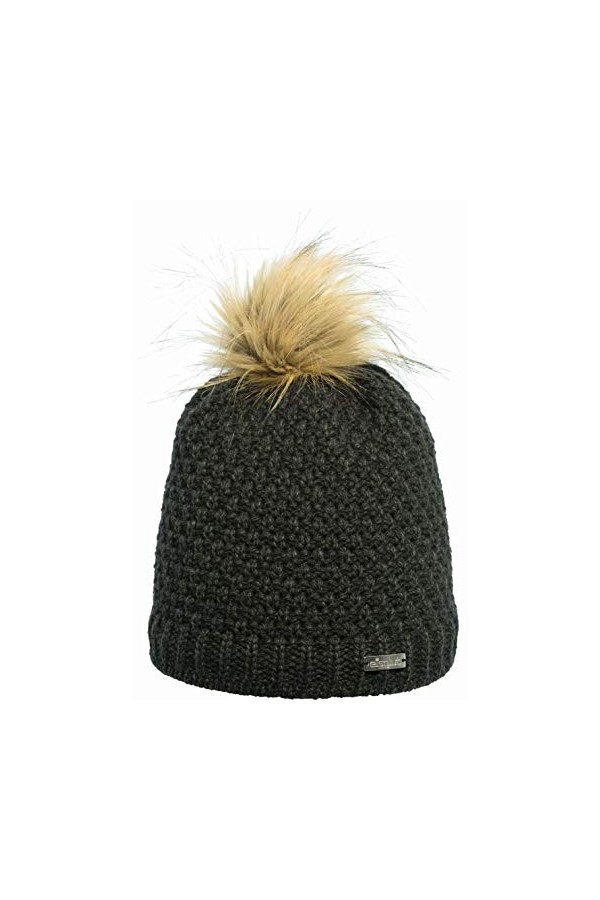 Eisglut Lisa Bonnet pour Femme Gris Anthracite Taille Unique