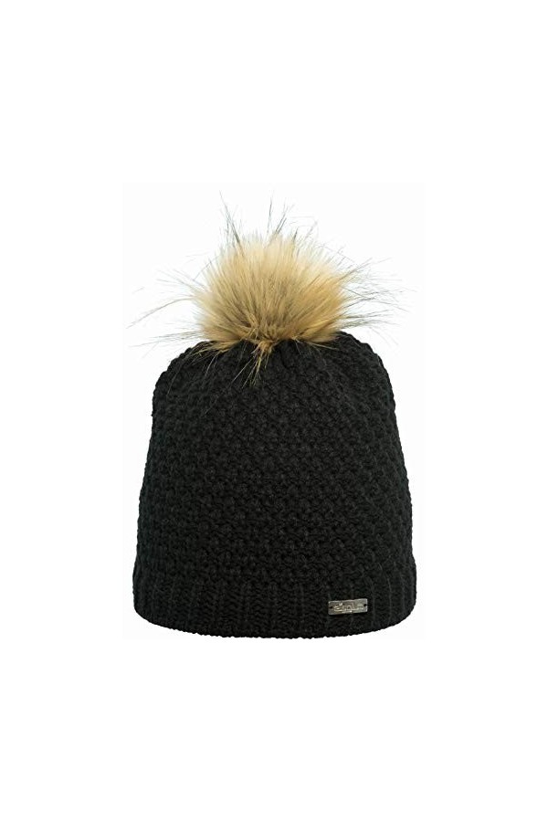 Eisglut Lisa Bonnet pour Femme Gris Anthracite Taille Unique