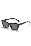 Lunettes de Soleil carrées œil de Chat for Hommes et Femmes, Lunettes de Soleil UV400 décoratives for Vacances en Plein air, 