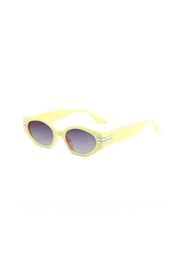 EkeNoz Lunettes de Soleil carrées rétro œil de Chat for Hommes et Femmes, Lunettes de Soleil UV400 Tendance for Vacances en P
