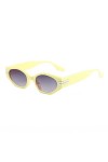EkeNoz Lunettes de Soleil carrées rétro œil de Chat for Hommes et Femmes, Lunettes de Soleil UV400 Tendance for Vacances en P