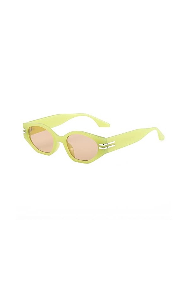 EkeNoz Lunettes de Soleil carrées rétro œil de Chat for Hommes et Femmes, Lunettes de Soleil UV400 Tendance for Vacances en P