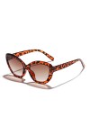 EkeNoz Lunettes de Soleil œil de Chat for Femmes, Grande Monture décorative, Tendance, UV400, Cadeau Color : D, Size : 1 