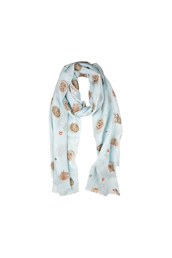 Wrendale Designs by Hannah Dale - Écharpe : 70 x 190 cm, Rose - Souris, 70cm x 190cm