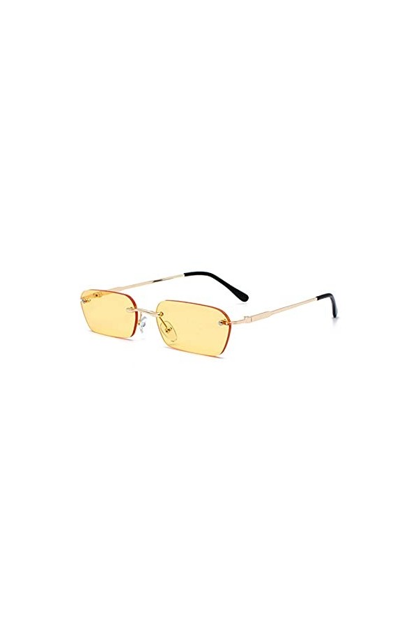 LUOXUEFEI De Soleil Lunettes Lunettes De Soleil Rectangle Sans Monture Femmes Accessoires DÉté Lunettes De Soleil Carrées Po