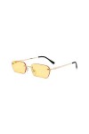 LUOXUEFEI De Soleil Lunettes Lunettes De Soleil Rectangle Sans Monture Femmes Accessoires DÉté Lunettes De Soleil Carrées Po
