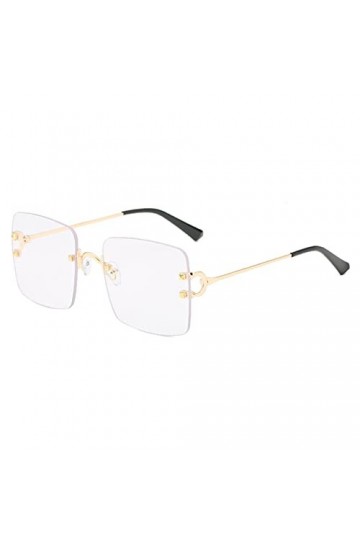 LUOXUEFEI De Soleil Lunettes Lunettes De Soleil Carrées Sans Monture Femmes Pour Dames Lunettes De Soleil Sans Cadre Femme Ho