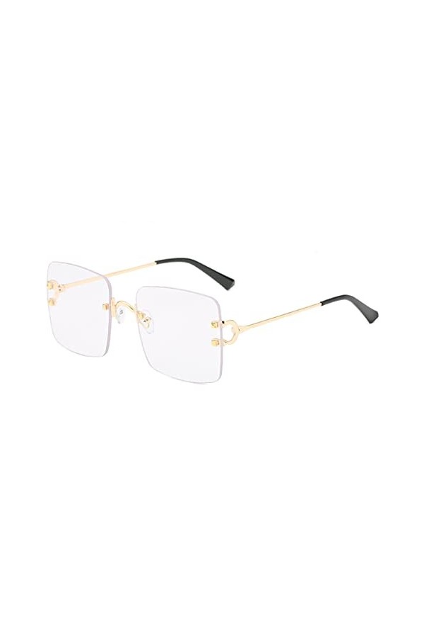LUOXUEFEI De Soleil Lunettes Lunettes De Soleil Carrées Sans Monture Femmes Pour Dames Lunettes De Soleil Sans Cadre Femme Ho