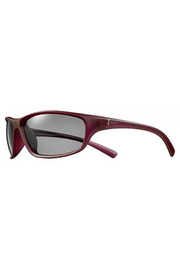 Solar Spector Lunettes de Soleil polarisées Femme, Aubergine/Translucide