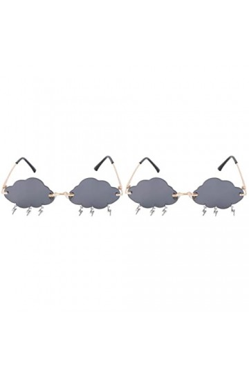 Abaodam 2 Paires Lunettes De Soleil Nuage Lunettes De Fête En Vrac Lunettes De Fête Personnalisées Des Lunettes De Soleil Lun