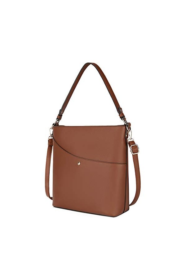 Lubardy Sac a Main Femmes Cuir Sac Cabas Femmes Imperméable Décontracté pour Femme Sac à Bandoulière Élégant Mode Hobo Sacs P