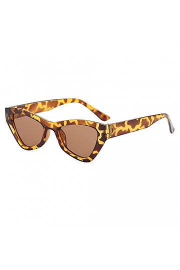 EkeNoz Oeil De Chat Rétro Hommes Femmes Lunettes De Soleil en Plein Air Vacances Mode Décorative Tendance UV400 Lunettes De S
