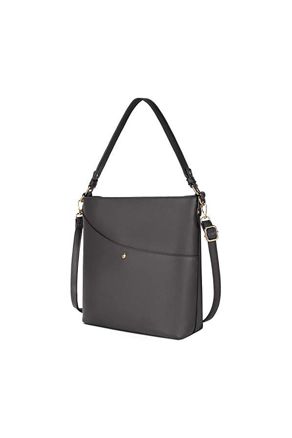 Lubardy Sac a Main Femmes Cuir Sac Cabas Femmes Imperméable Décontracté pour Femme Sac à Bandoulière Élégant Mode Hobo Sacs P