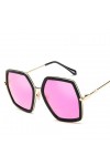 YUANCHENG Lunettes de Soleil Rondes Femmes sans Monture Feamle Shades Lunettes de Soleil Populaires Purple