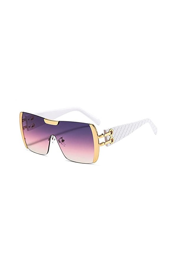 LUOXUEFEI De Soleil Lunettes Lunettes De Soleil Carrées Femme Lunettes Surdimensionnées Homme Shades