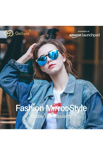 Goiteia Polarisé Rétro Clip Sur Les Lunettes De Soleil Sur Ordonnance Hommes Femmes,CE