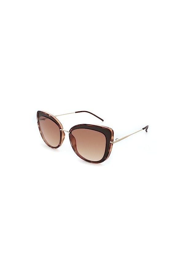 Basley Lunettes de Soleil pour Femme 8208-a-41, Marron, Taille Unique