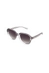 Basley Lunettes de Soleil Tendance pour Femme 8286-a-36, Gris Transparent, Taille Unique
