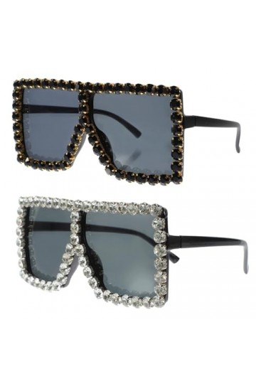 USHOBE 2 Pièces Des Lunettes De Soleil Lunettes De Soleil Femme Pour La Fête Accessoire De Lunettes De Soleil Pour Femmes Lun