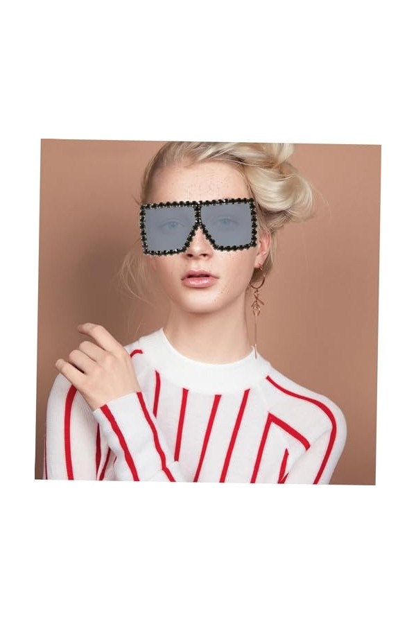 USHOBE 2 Pièces Des Lunettes De Soleil Lunettes De Soleil Femme Pour La Fête Accessoire De Lunettes De Soleil Pour Femmes Lun