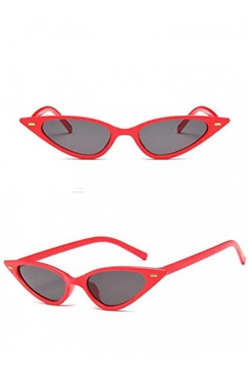 ZYIZEE Lunettes de Soleil Lunettes De Soleil Lunettes Femmes Petit Triangle Vintage Lunettes De Soleil Rétro Cat Eye Lunettes