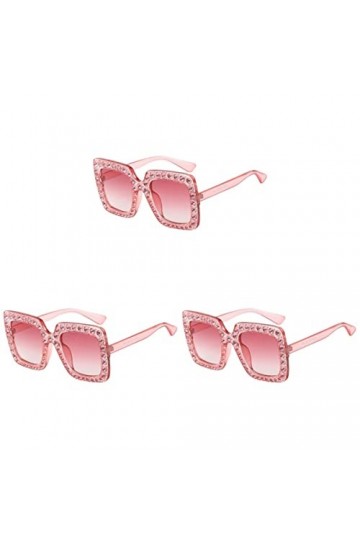 SOIMISS 3 Pièces Lunettes Sans Monture Lunettes Lunettes De Soleil Pour Femmes Des Lunettes De Soleil Lunettes De Soleil Carr