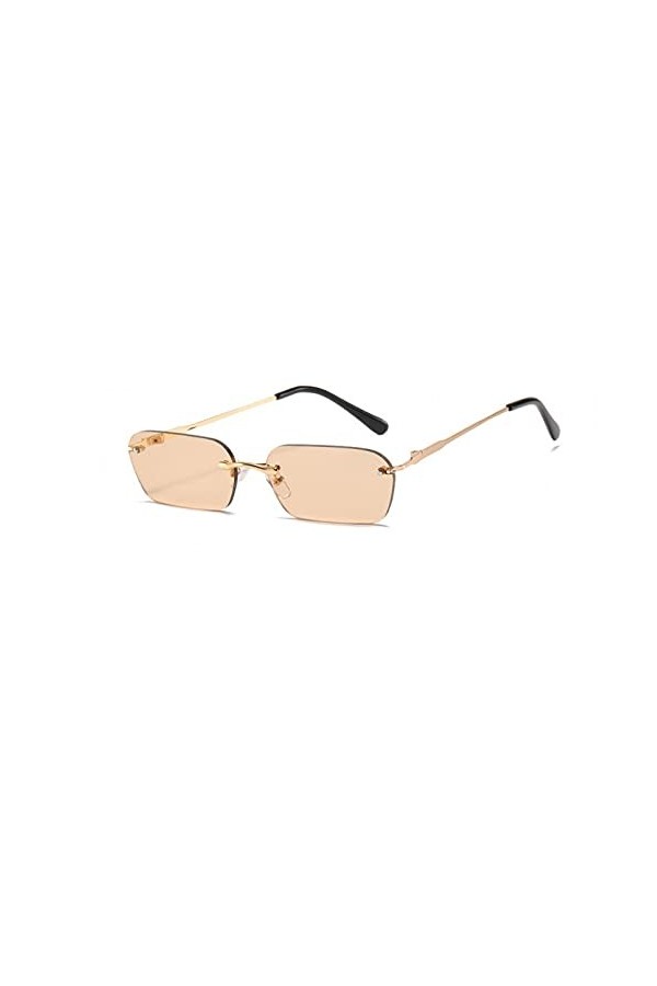 LUOXUEFEI De Soleil Lunettes Lunettes De Soleil Sans Monture Femmes Dames Lens Lunettes De Soleil Pour Femmes Rectangle