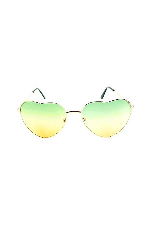 Inception Pro Infinite Lunettes de soleil coeur femme - femme - filles - femme - fille - uv400 - polarisées - monture dorée v