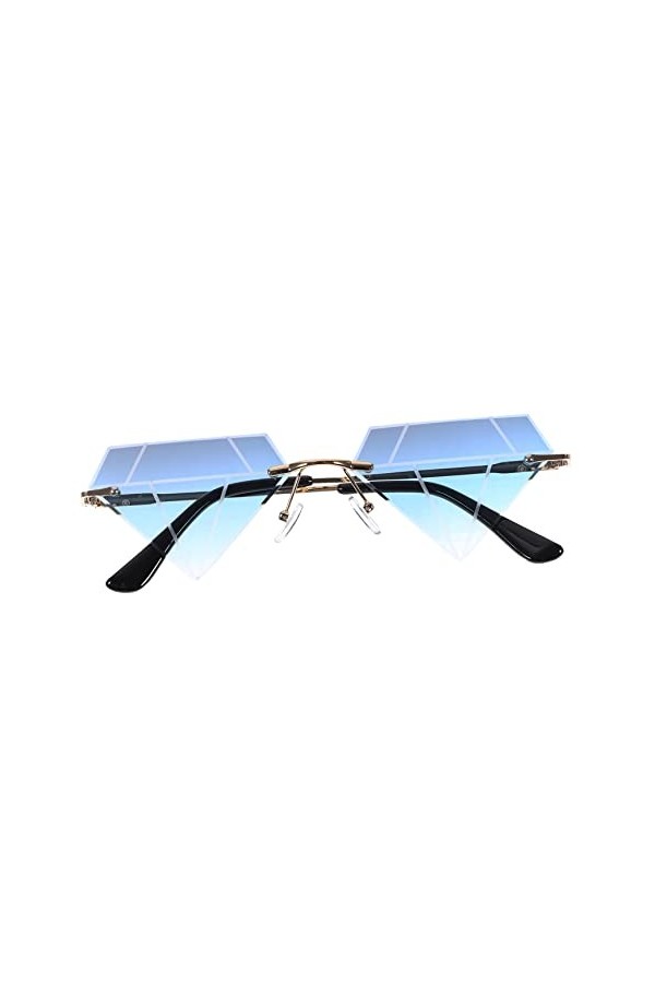 USHOBE 3 Paires De Lunettes De Soleil Irrégulières Bijoux Pour Le Visage Lunettes Rave Lunettes De Fête Pour Adultes Lunettes