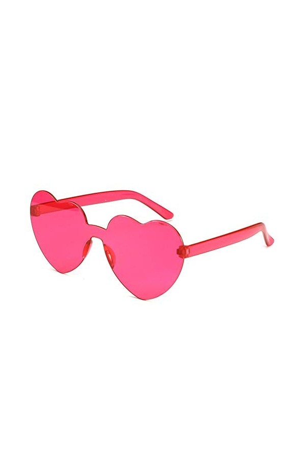 NIUASH Lunettes de Soleil polarisées 1 pièces à la Mode Coeur Lunettes de Soleil Femmes Lunettes de Soleil rétro Amour en For