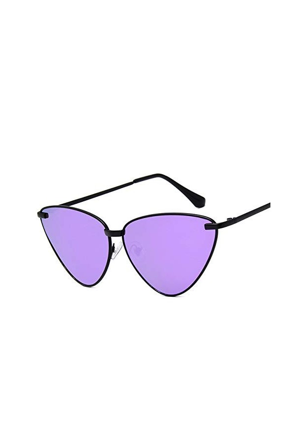 YUANCHENG Lunettes de soleil œil de chat vintage femmes personnalité lunettes de soleil exagérées UV400 lunettes de soleil 8