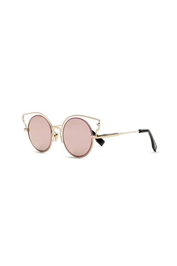 YUANCHENG Lunettes de soleil Femmes Cat Eye Lentille Ronde Original Flèche Lunettes de Soleil Décoratives UV400 NO4