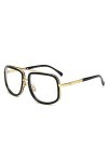 YUANCHENG Lunettes de soleil hommes Femmes Retro Vintage Lunettes de soleil Métal Lunettes C8