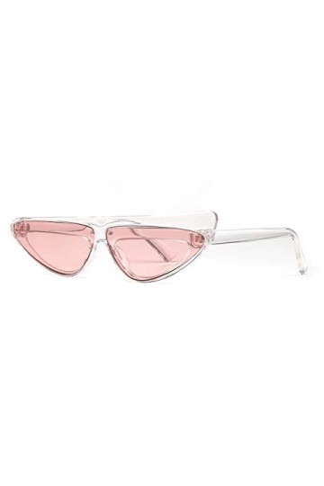 YUANCHENG Lunettes de Soleil Femmes Unique Asymétrie Cadre Petit Triangle Lunettes de Soleil Cool Moderne Cat Eye Shades Unis