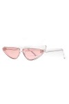 YUANCHENG Lunettes de Soleil Femmes Unique Asymétrie Cadre Petit Triangle Lunettes de Soleil Cool Moderne Cat Eye Shades Unis