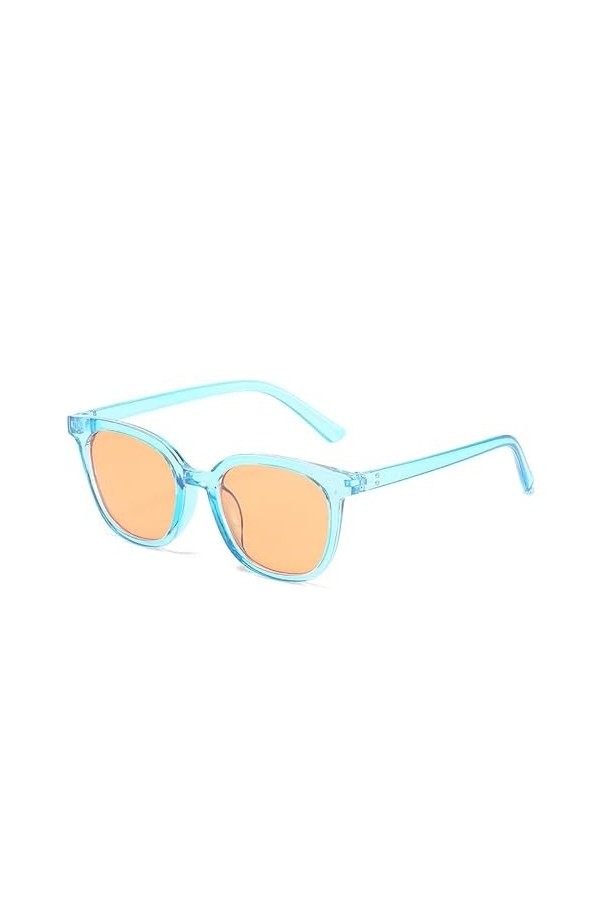 Lunettes de soleil mode femmes lunettes cadre vintage hommes lunettes dextérieur lunettes femme lunettes uv400, bleu, Taille