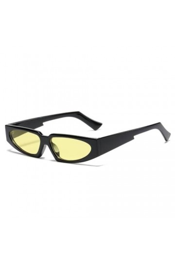 MUTYNE Lunettes de soleil œil de chat classiques vintage pour femmes, lunettes de soleil carrées colorées et sexy de luxe, C8